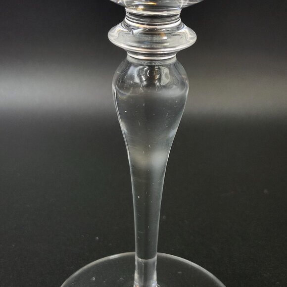 Ajka Copac Crystal Pinwheel Fan Star Thatched Wine Glasses (7) Hungary Sparkles - Picture 7 of 10